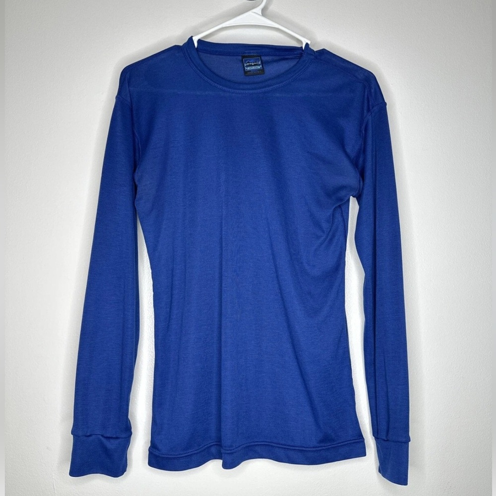 Patagonia Capilene Midweight Base Layer Long Sleeve Shirt Blue Men’s S